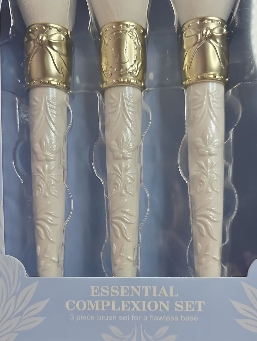 NWT Primark X Bridgerton Complexion Brush Set White & Gold